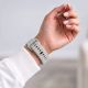 5. Tech-Protect Silicone Line Strap for Apple Watch 44 / 45 / 46 / 49 mm - Gray