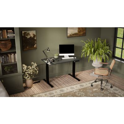 2. Electric height adjustable desk MOON 121x67x72-120 black/anthracite