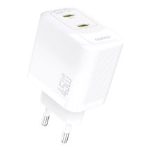 Dudao A28PEU PD 45W GaN 2xUSB Wall Charger - White