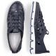 38. Leather openwork shoes Rieker W RKR652, navy blue