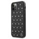 2. Mercedes Silver Stars Pattern Case for iPhone 12 Pro Max - Black