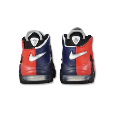 4. Nike Air More Uptempo Men's Sports Shoes Black Red Navy - DM0017-001