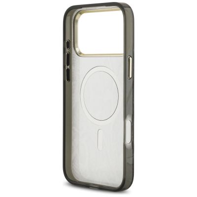 7. Guess Python Pattern MagSafe Case for iPhone 17 Pro Max - Black