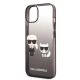 6. Karl Lagerfeld KLHCP14MTGKCK iPhone 14 Plus 6,7 "hardcase black / black Gradient Ikonik Karl & Choupette