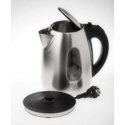 4. Adler AD1223 electric kettle (2000W 1.7l; silver)