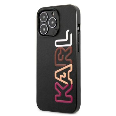 2. Karl Lagerfeld Multipink Brand Case for iPhone 13 Pro / iPhone 13 - Black