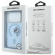 8. Karl Lagerfeld Peekaboo Logo MagSafe case for iPhone 18 Pro / 17 Pro - light blue