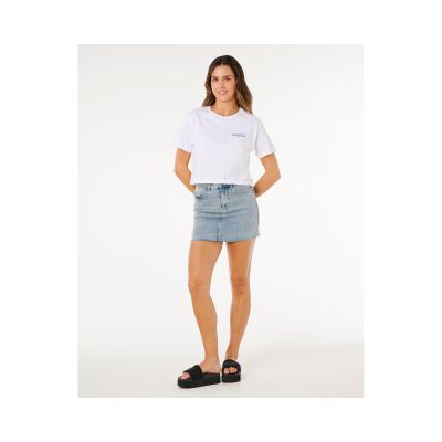 3. RIP CURL Hayley O Crop Tee Women's White