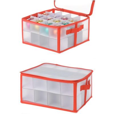 9. CHRISTMAS BAUBLE STORAGE BOX 34X34X17CM
