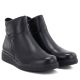 8. Sergio Leone BT-12-S Black Leather Wedge Ankle Boots