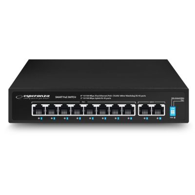2. ESPERANZA SWITCH 10-PORT POE 10/100M 96W SPOTTER ENS106