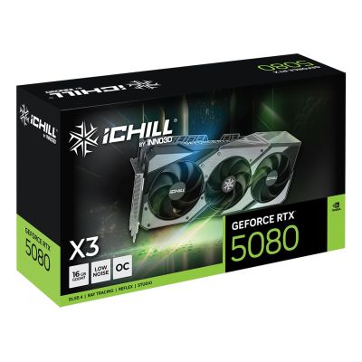 6. INNO3D GEFORCE RTX 5080 ICHILL X3 16GB GDDR7 Graphics Card