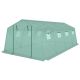 36. GREENHOUSE GARDEN TUNNEL 300x600x200CM PE STRUCTURE STEEL GREEN