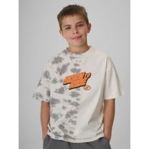 Boy's cotton T-shirt 4F 4FJRSS26TTSHM4168-91A