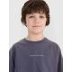 4. Boy's oversize printed T-shirt 4F 4FJWSS25TTSHM1879-22S