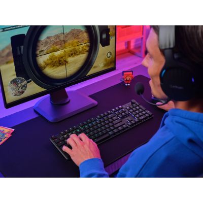9. Trust GXT 868 TORIX WIRELESS US Gaming Keyboard