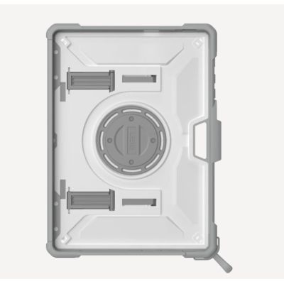 5. UAG Plasma - protective case with stand and shoulder and hand strap for Microsoft Surface Go 1/2/3/4 G (OEM version) (white/gray)