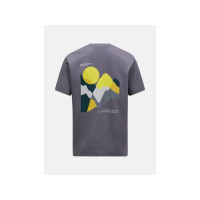 2. PEAK PERFORMANCE M Explore Graphic Tee Gray