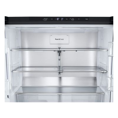 4. LG GMG960EVJE Multi Door Side-By-Side Refrigerator 179cm Essence Black Steel Matte Black Total NoFrost Water Feeder