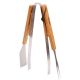 20. 3-in-1 BBQ Utensil Set with Wooden Handle