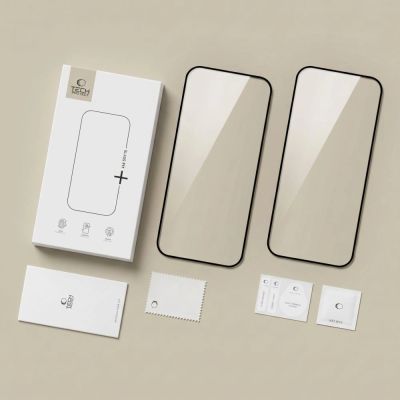 9. Tech-Protect Glass Fit+ 2-Pack Tempered Glass for Xiaomi Redmi 17 4G / 5G - Black