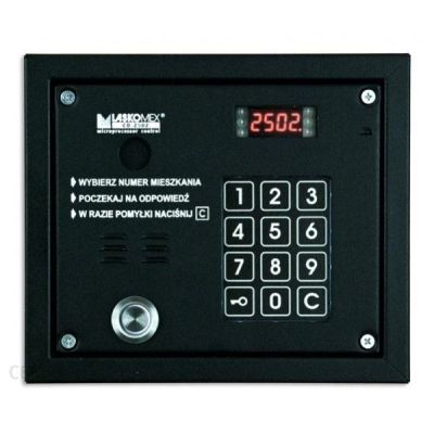 Laskomex CP-2503TP black Audio panel with key reader "Dallas"