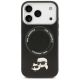 3. Karl Lagerfeld Karl & Choupette Pins MagSafe Case for iPhone 17 Pro Max - Black