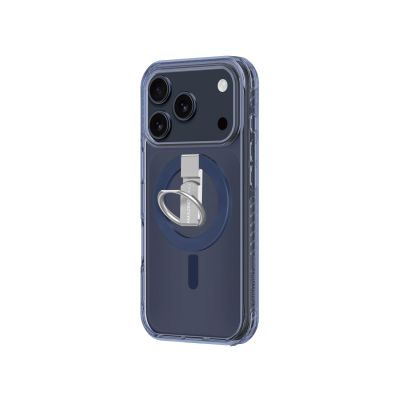 4. AmazingThing Titan Pro Grip Ring Set Case for iPhone 17 Pro Max Compatible with MagSafe - Blue