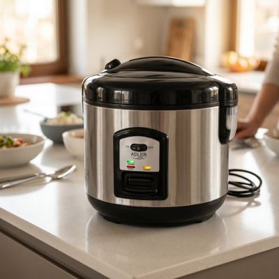10. Adler AD 6406 rice pot (1.5l; stainless steel)
