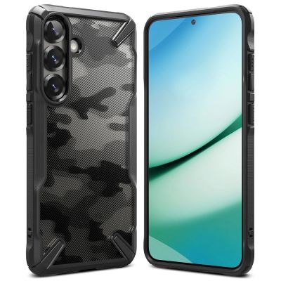 2. Ringke Fusion X Case for Samsung Galaxy S25+ - Black Camo