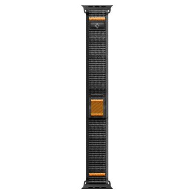 2. Spigen Athlex Air 2 Strap for Apple Watch (44 / 45 / 46 / 49 mm) - Black and Orange