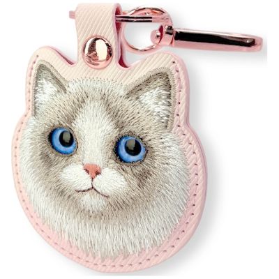 4. Nimmy New Big Eyed Pet 2.0 Cat Tracker Case - Pink
