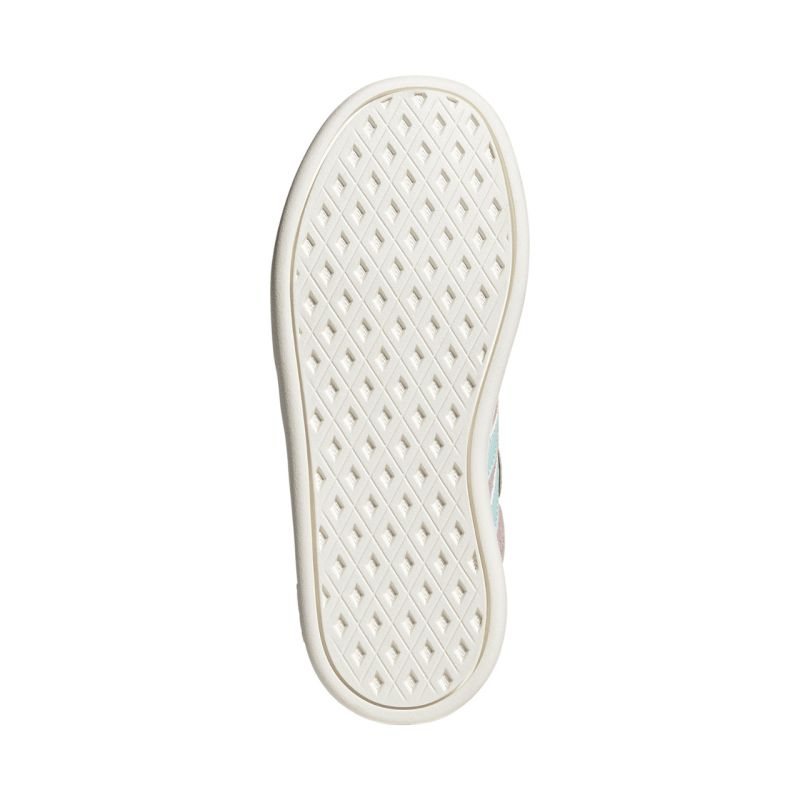 6. Adidas Breaknet Sleek pink and mint kids' shoes JS0136