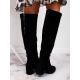 17. Women’s Black Block-Heel Boots with Warm Lining – Sergio Leone
