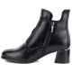 3. Women's insulated ankle boots with a block heel, black, Potocki SZ12868