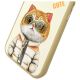 10. Nimmy Cool&Cute 2.0 Cat Case for iPhone 15 - Beige