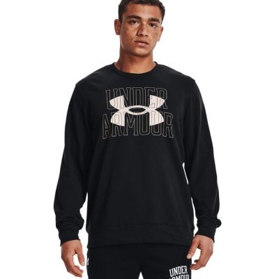 4. Under Armor UA Rival Terry Logo Crew M 1370391 001 sweatshirt
