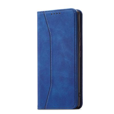 2. Magnet Fancy Case for Samsung Galaxy S23 Ultra Cover with Flip Wallet Stand Blue