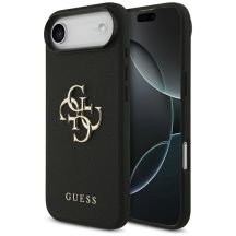 Guess Grained Big 4G & Classic Logo case for iPhone Air - black