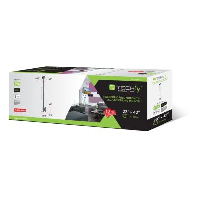 Techly ICA-CPLB 922L Sign Holder 106.7 cm (42") Black