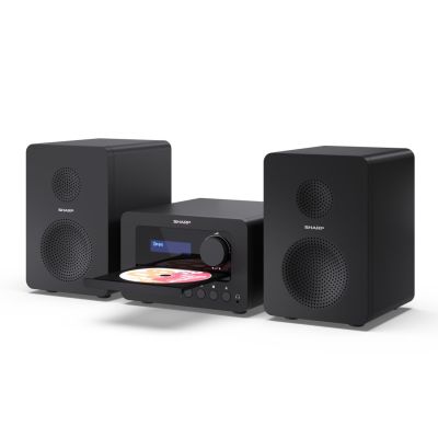 4. Sharp TOKYO DAB+ HI-FI Micro System 40W Black Home Audio Micro System