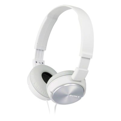 3. Sony MDR-ZX310APW On-Ear Headphones with Microphone (White)