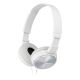 3. Sony MDR-ZX310APW On-Ear Headphones with Microphone (White)