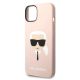 6. Karl Lagerfeld KLHCP14MSLKHLP iPhone 14 Plus 6.7 "hardcase pink / pink Silicone Karl's Head