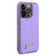 4. Guess Sequin Script Metal case for iPhone 14 Pro Max - purple