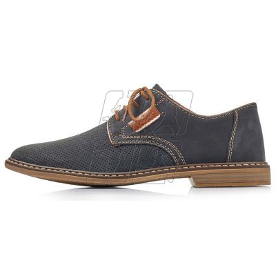 11. Comfortable leather shoes Rieker M RKR576 navy blue