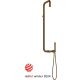 Rain shower with shower tap