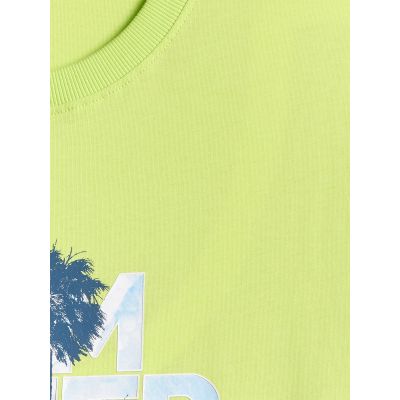 6. Men's oversized printed T-shirt 4F 4FWSS26TTSHM2784-42S