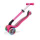 4. 3-wheel scooter Globber Foldable Lights Fuchsia Jr 437-110