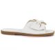 3. Women's flat slippers with bow white eVento 5479